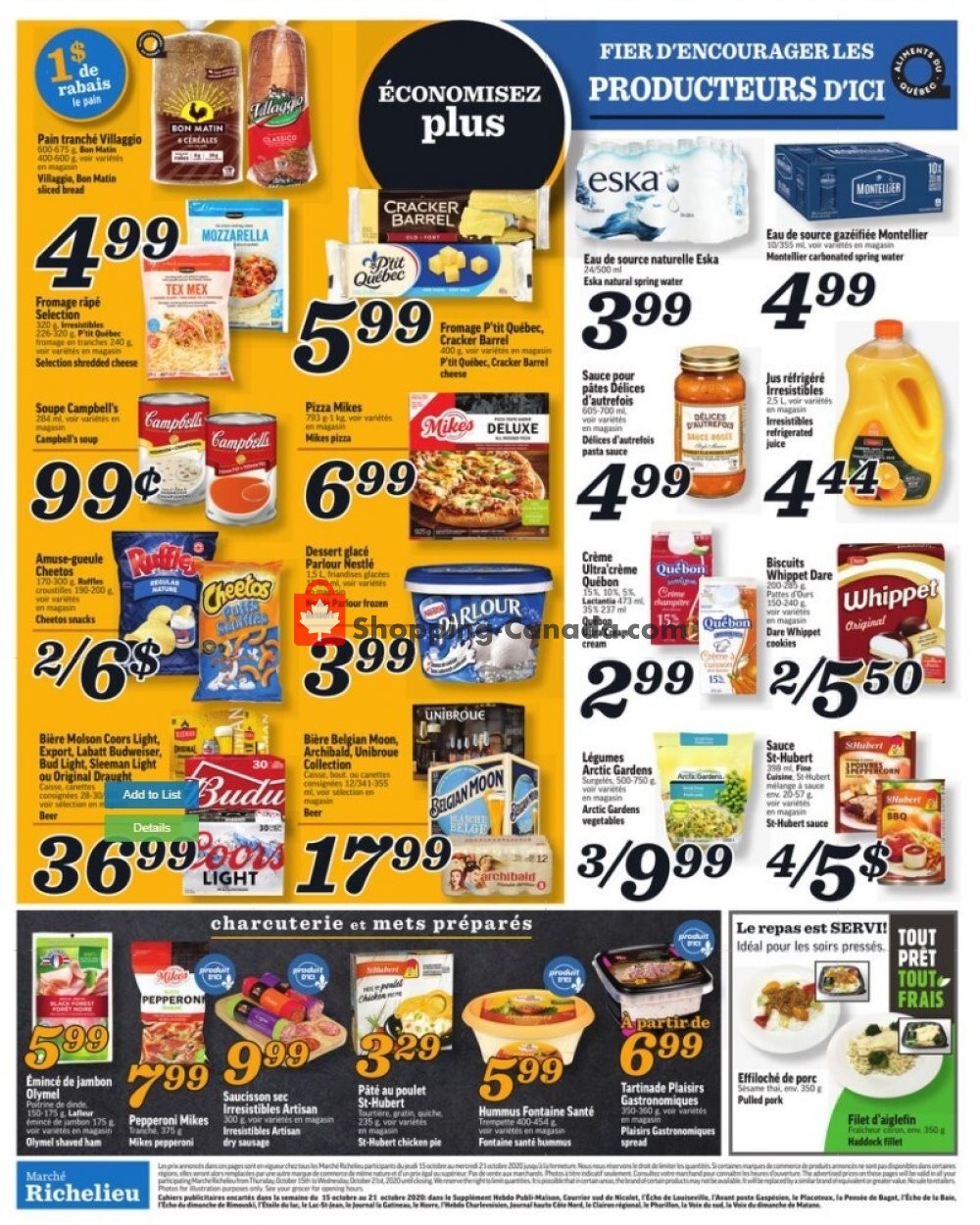 Marche Richelieu flyer from Thursday October 15, 2020 to Wednesday October 21, 2020 - page 4