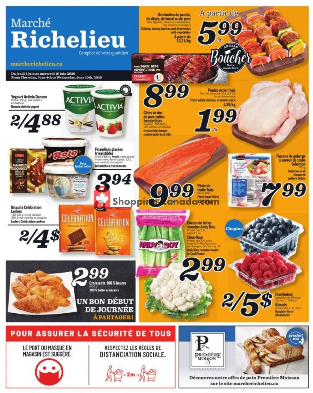Marche Richelieu flyer from Thursday June 4, 2020 to Wednesday June 10, 2020 - page 1