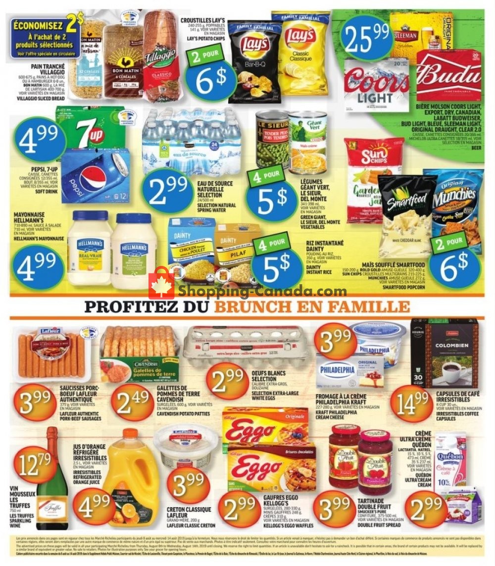 Marche Richelieu flyer from Thursday August 8, 2019 to Wednesday August 14, 2019 - page 6