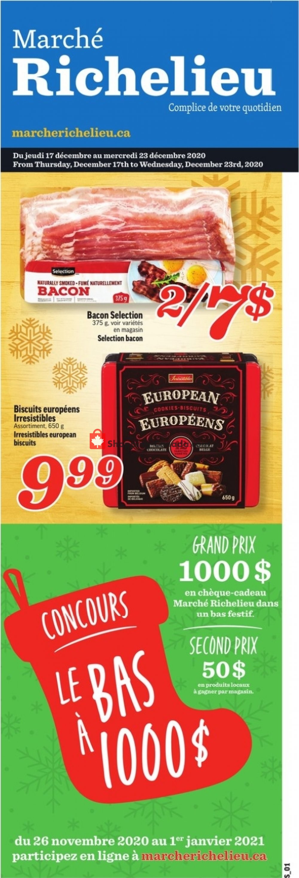 Marche Richelieu flyer from Thursday December 17, 2020 to Wednesday December 23, 2020 - page 1