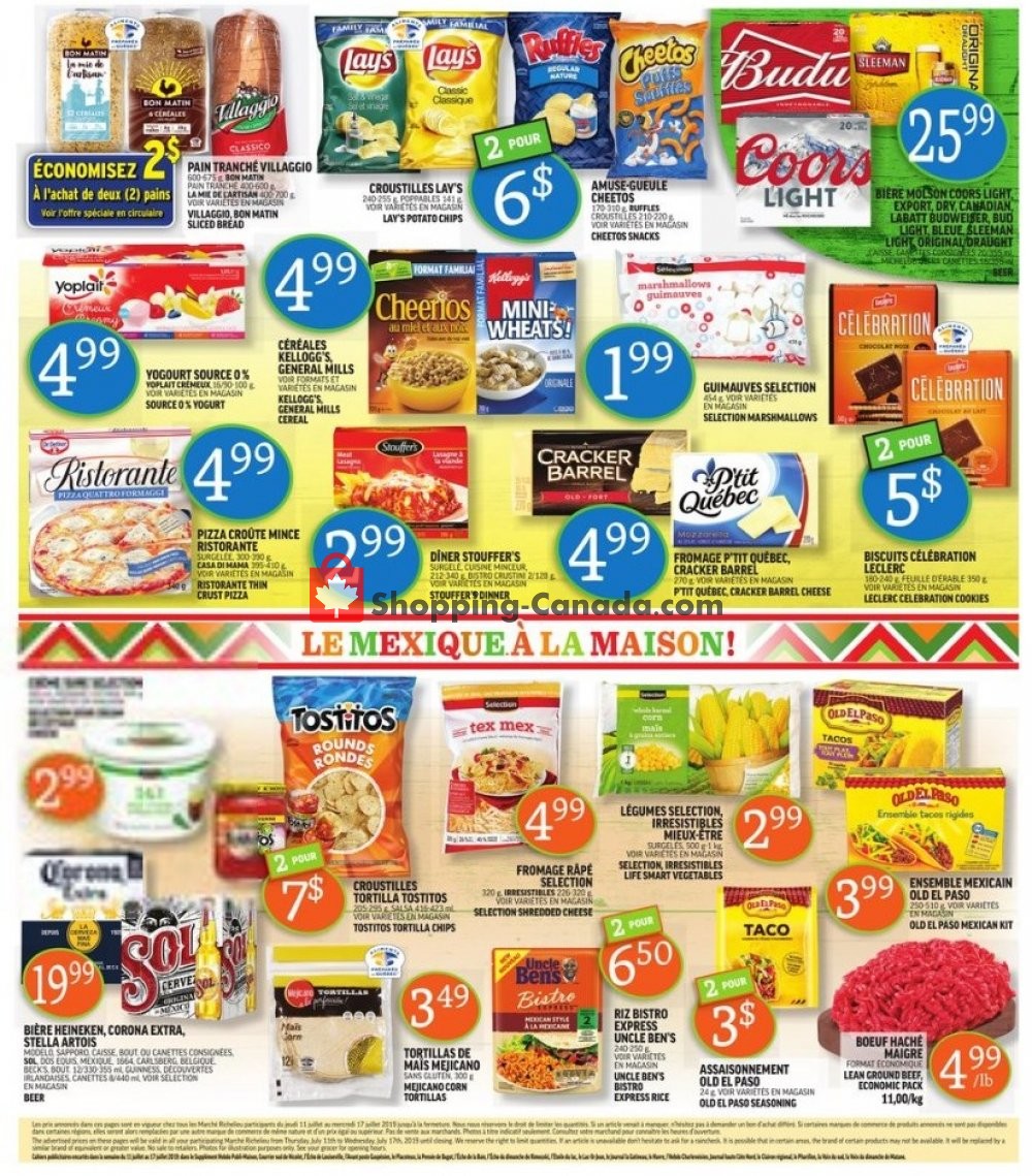 Marche Richelieu flyer from Thursday July 11, 2019 to Wednesday July 17, 2019 - page 7