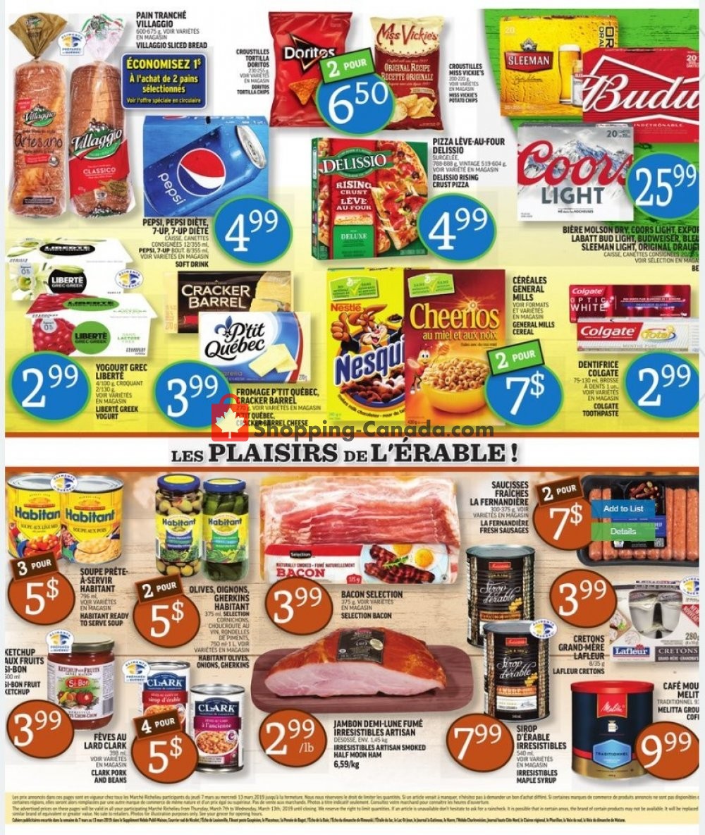 Marche Richelieu flyer from Thursday March 7, 2019 to Wednesday March 13, 2019 - page 8