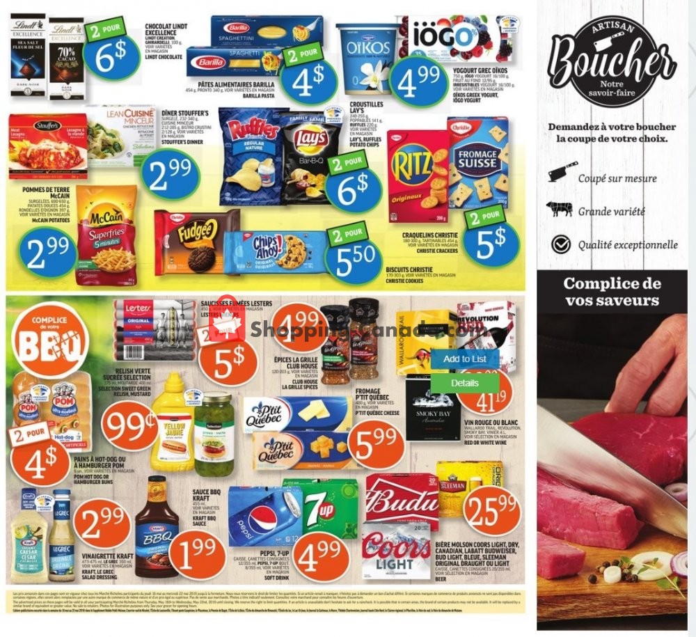 Marche Richelieu flyer from Thursday May 16, 2019 to Wednesday May 22, 2019 - page 6
