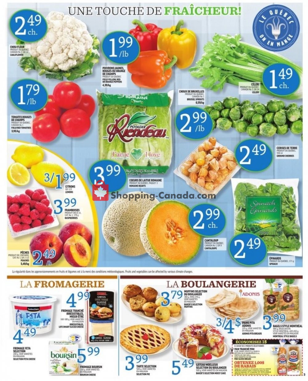 Marche Richelieu flyer from Thursday September 12, 2019 to Wednesday September 18, 2019 - page 3
