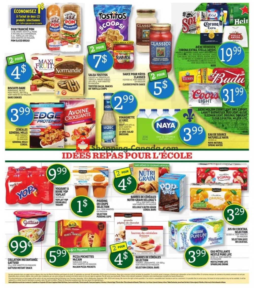 Marche Richelieu flyer from Thursday September 12, 2019 to Wednesday September 18, 2019 - page 6