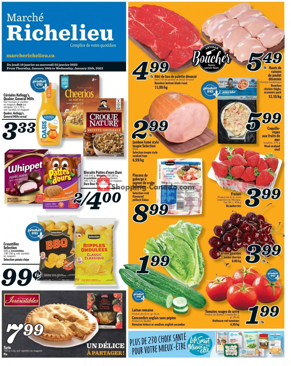 Marche Richelieu flyer from Thursday January 19, 2023 to Wednesday January 25, 2023 - page 1