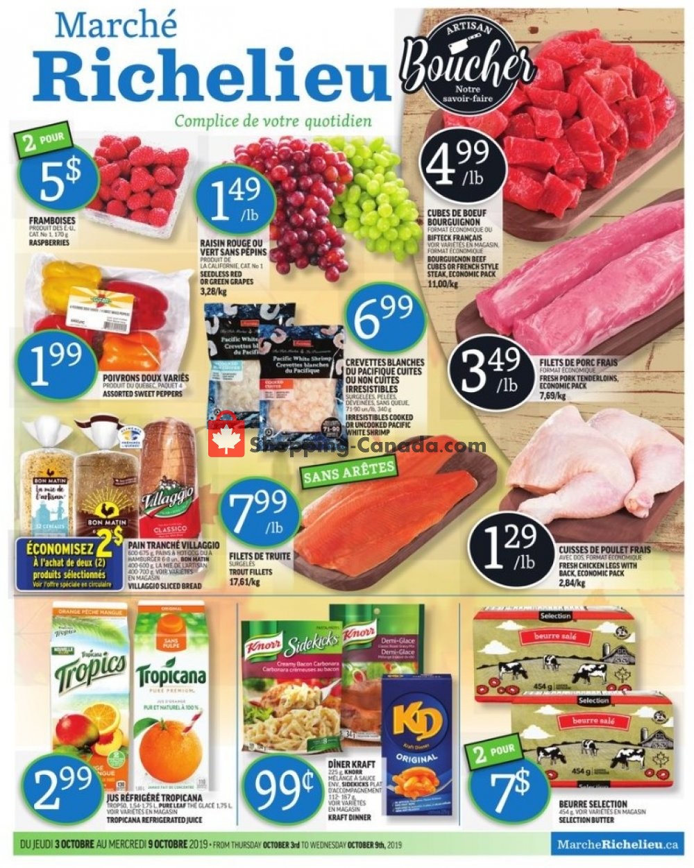 Marche Richelieu flyer from Thursday October 3, 2019 to Wednesday October 9, 2019 - page 2