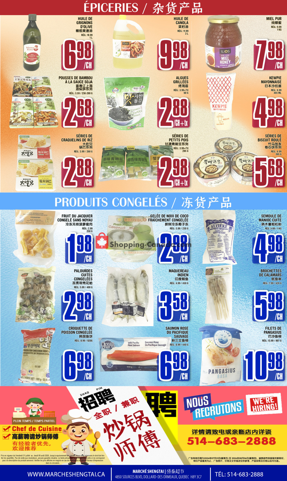 Marché Shengtai flyer from Saturday August 1, 2026 to Friday August 7, 2026 - page 4