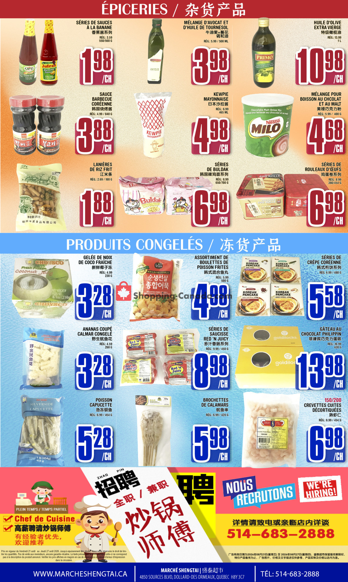 Marché Shengtai flyer from Thursday August 20, 2026 to Thursday August 27, 2026 - page 4