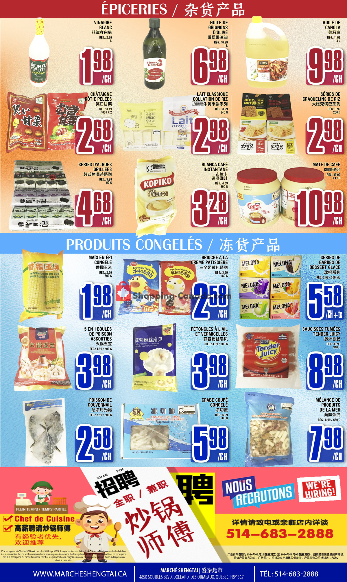 Marché Shengtai flyer from Thursday August 27, 2026 to Thursday September 10, 2026 - page 4