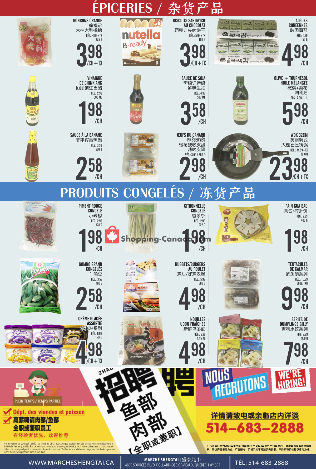 Marché Shengtai flyer from Friday December 13, 2024 to Thursday December 19, 2024 - page 4