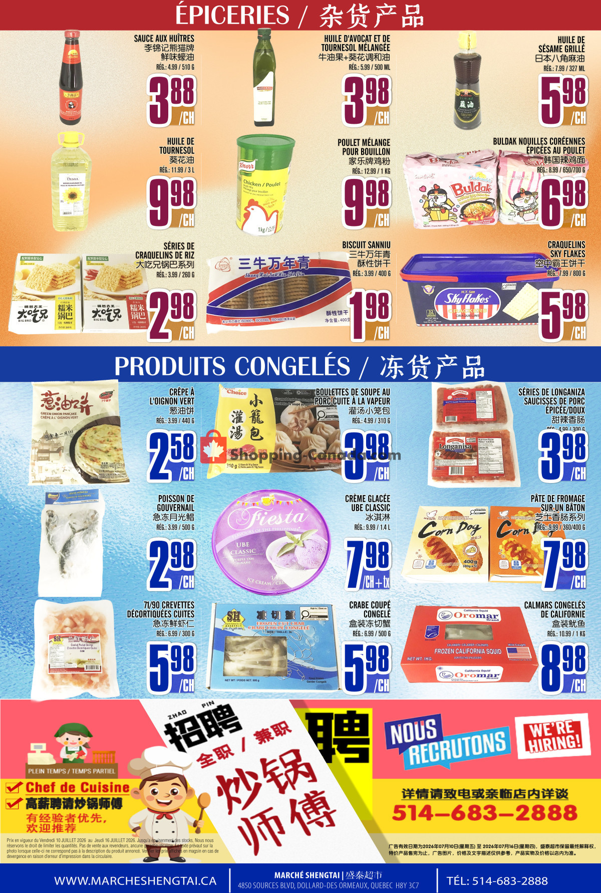 Marché Shengtai flyer from Friday July 10, 2026 to Thursday July 16, 2026 - page 4