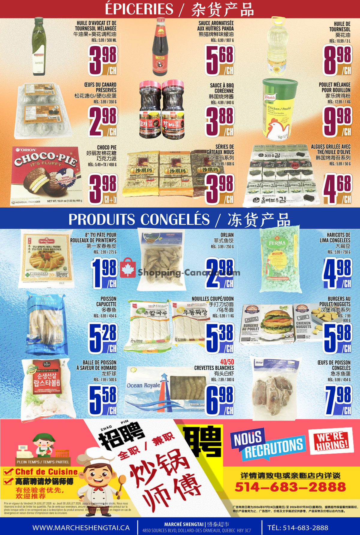 Marché Shengtai flyer from Friday July 24, 2026 to Thursday July 30, 2026 - page 4