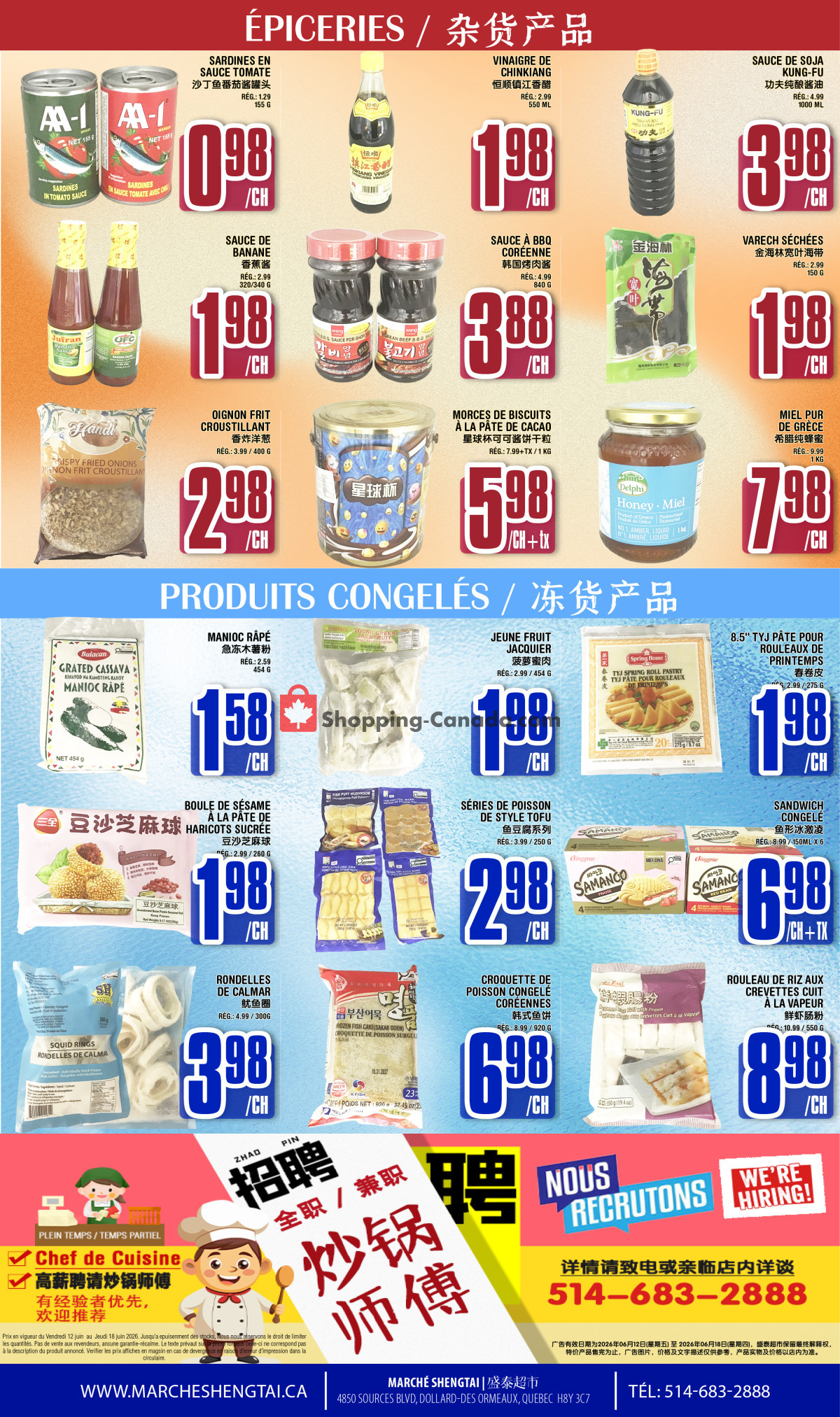 Marché Shengtai flyer from Thursday June 11, 2026 to Tuesday June 16, 2026 - page 4