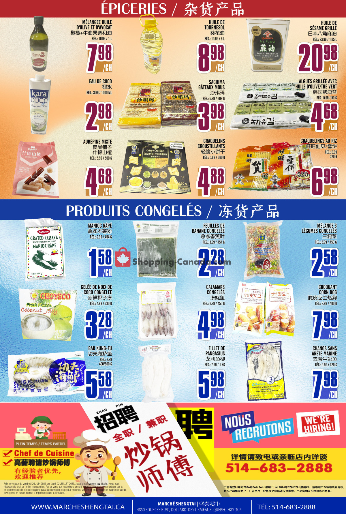 Marché Shengtai flyer from Friday June 26, 2026 to Thursday July 2, 2026 - page 4