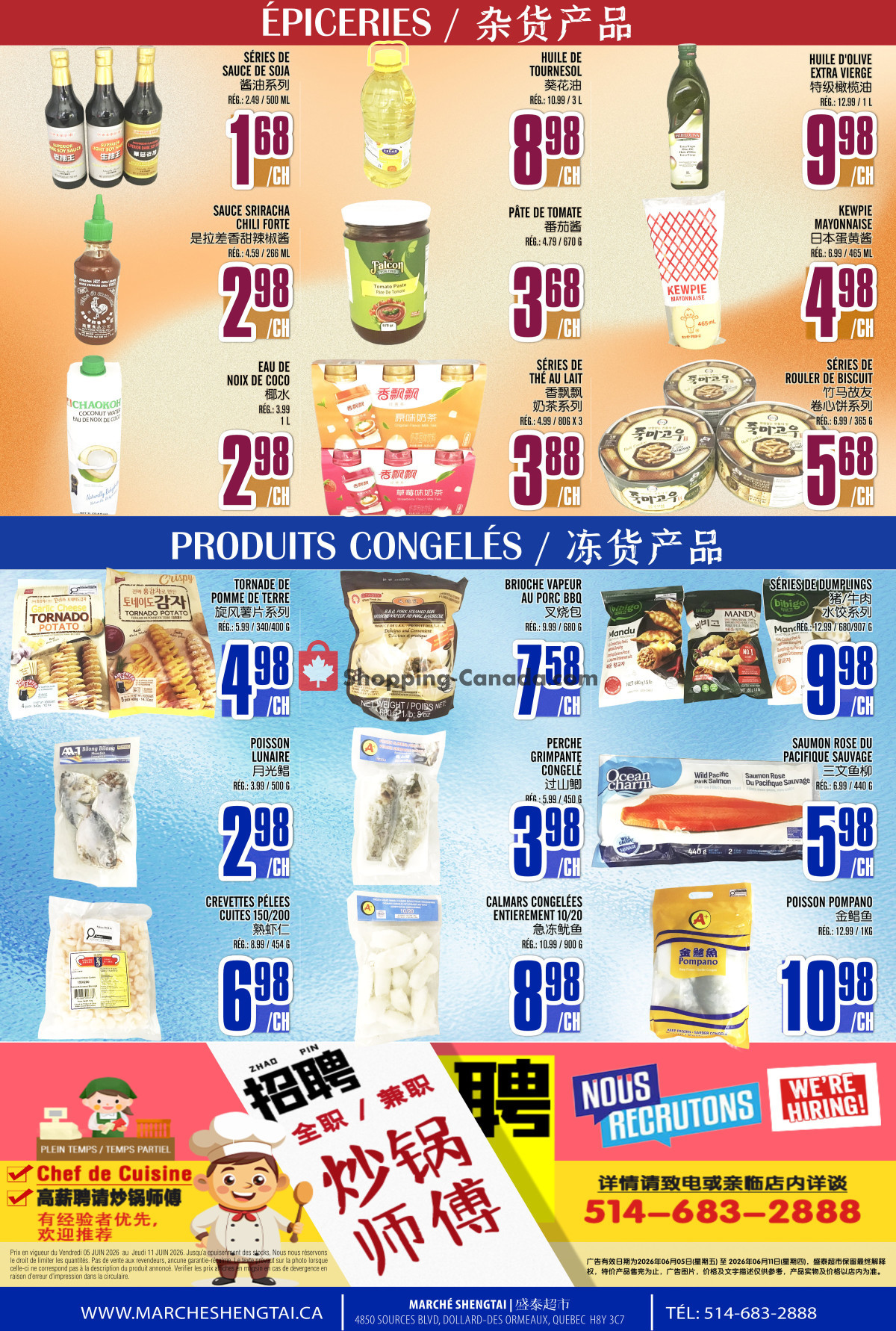 Marché Shengtai flyer from Friday June 5, 2026 to Thursday June 11, 2026 - page 4