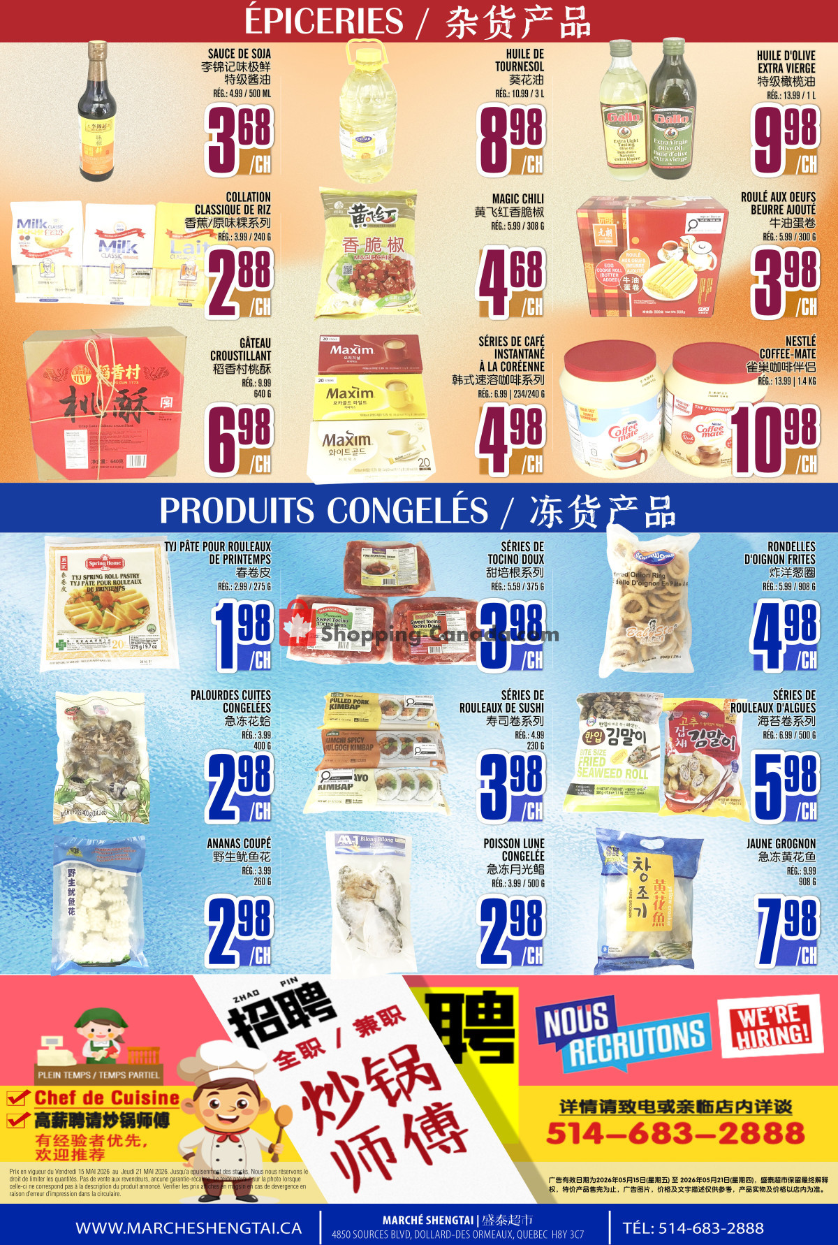 Marché Shengtai flyer from Friday May 15, 2026 to Thursday May 21, 2026 - page 4