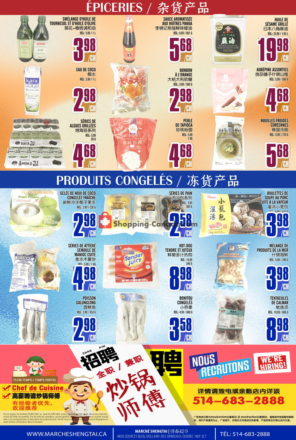 Marché Shengtai flyer from Friday May 29, 2026 to Thursday June 4, 2026 - page 4