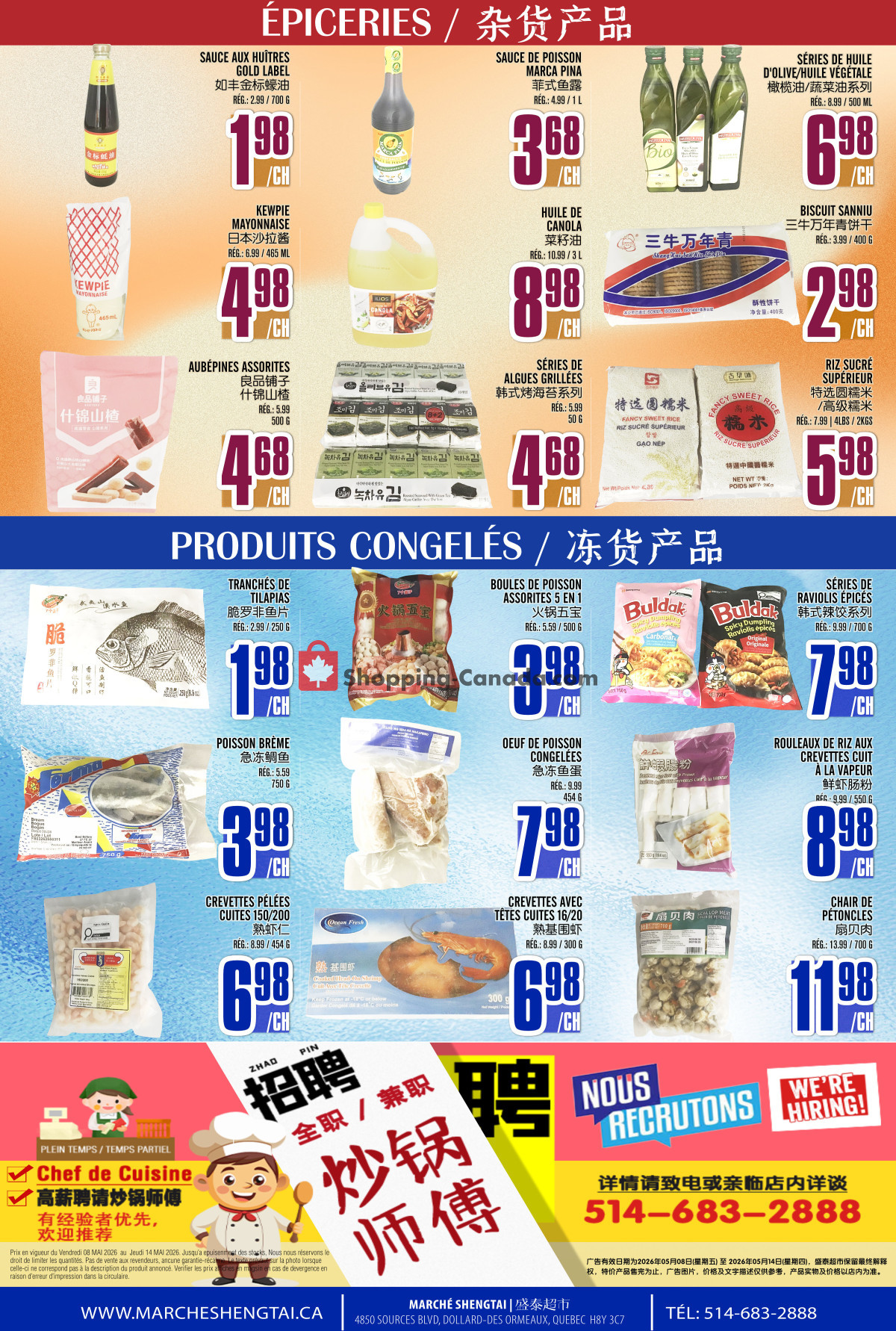 Marché Shengtai flyer from Friday May 8, 2026 to Thursday May 14, 2026 - page 4