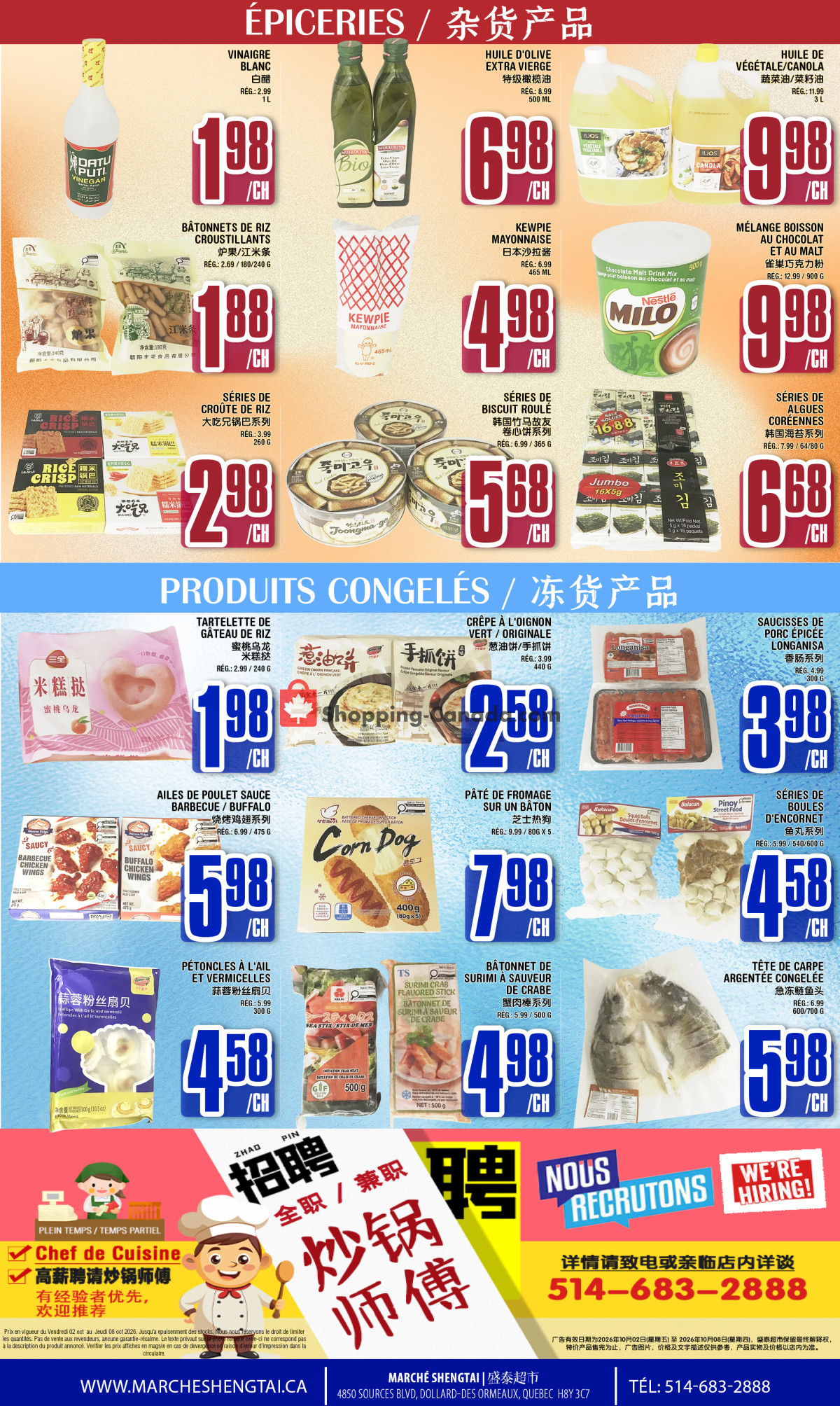 Marché Shengtai flyer from Friday October 2, 2026 to Thursday October 8, 2026 - page 4