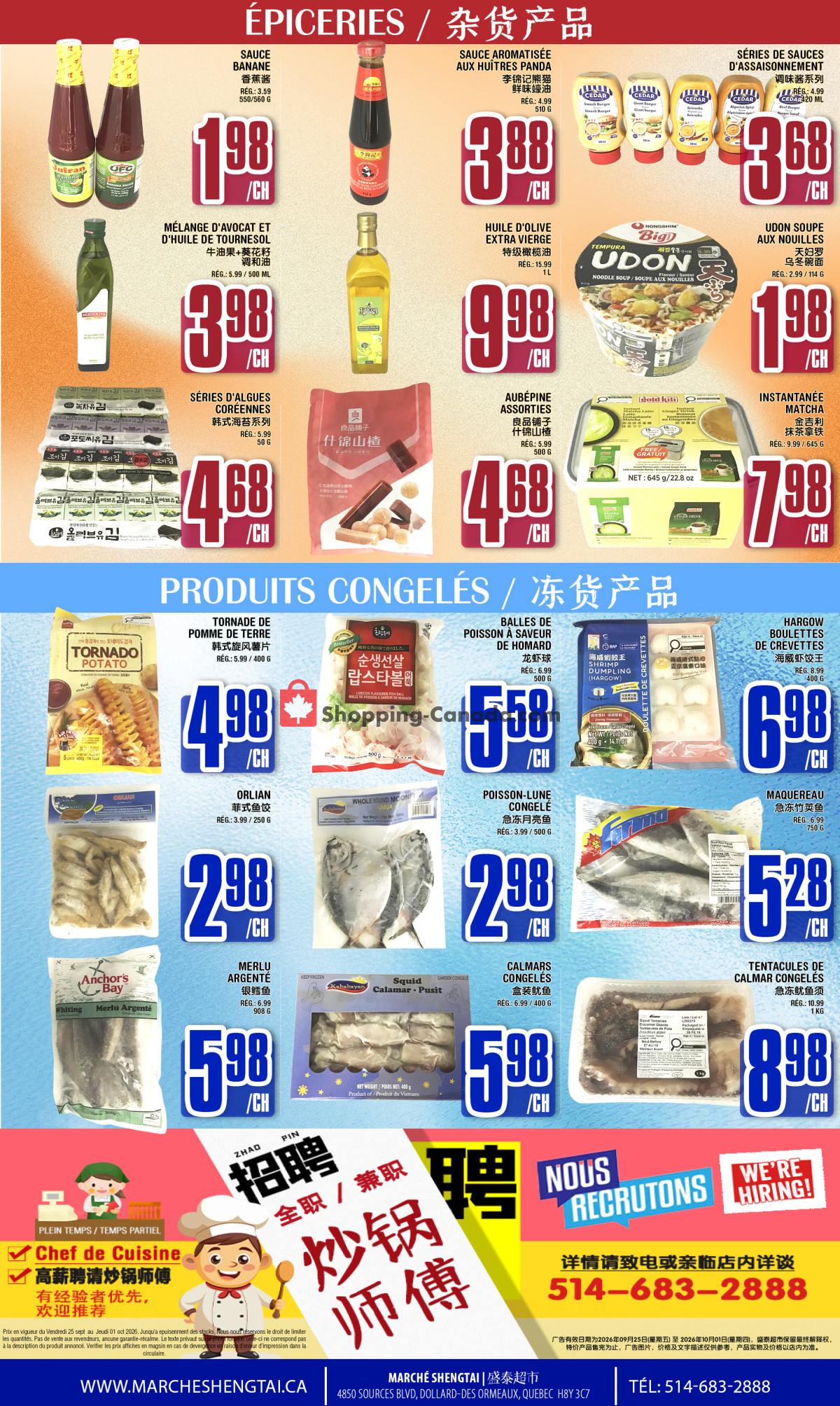 Marché Shengtai flyer from Friday September 25, 2026 to Friday October 2, 2026 - page 4