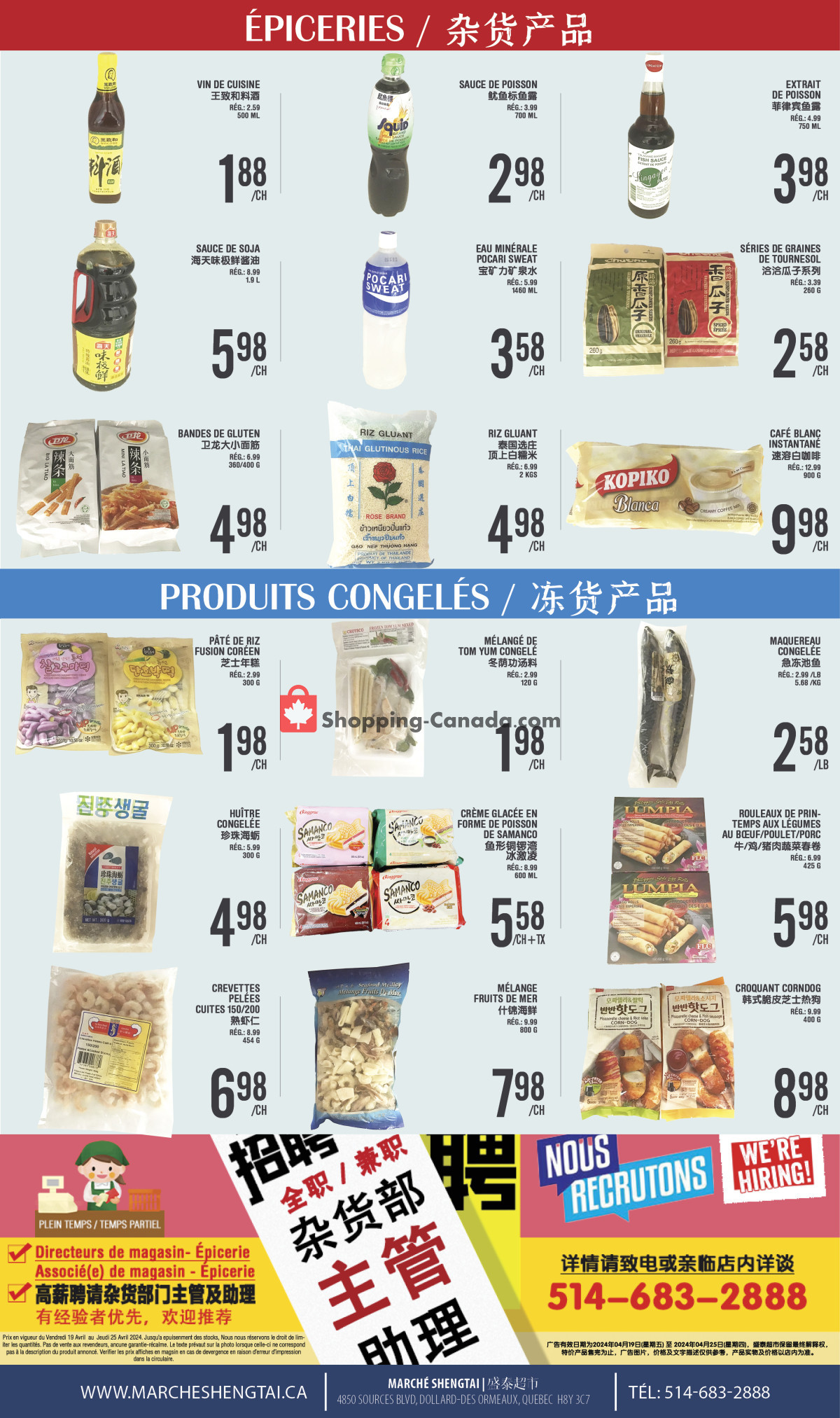 Marché Shengtai flyer from Friday April 19, 2024 to Thursday April 25, 2024 - page 4