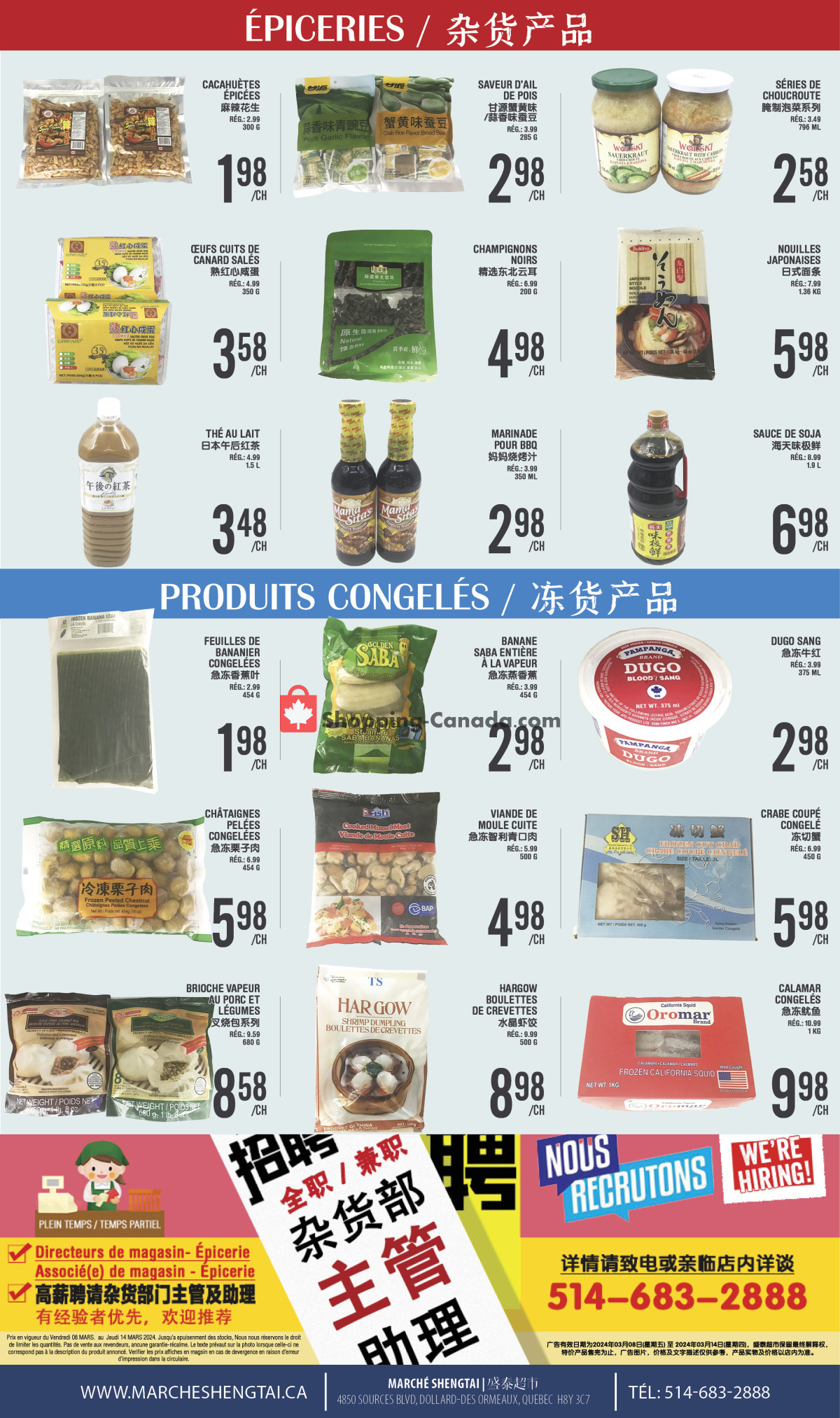 Marché Shengtai flyer from Friday March 8, 2024 to Thursday March 14, 2024 - page 4