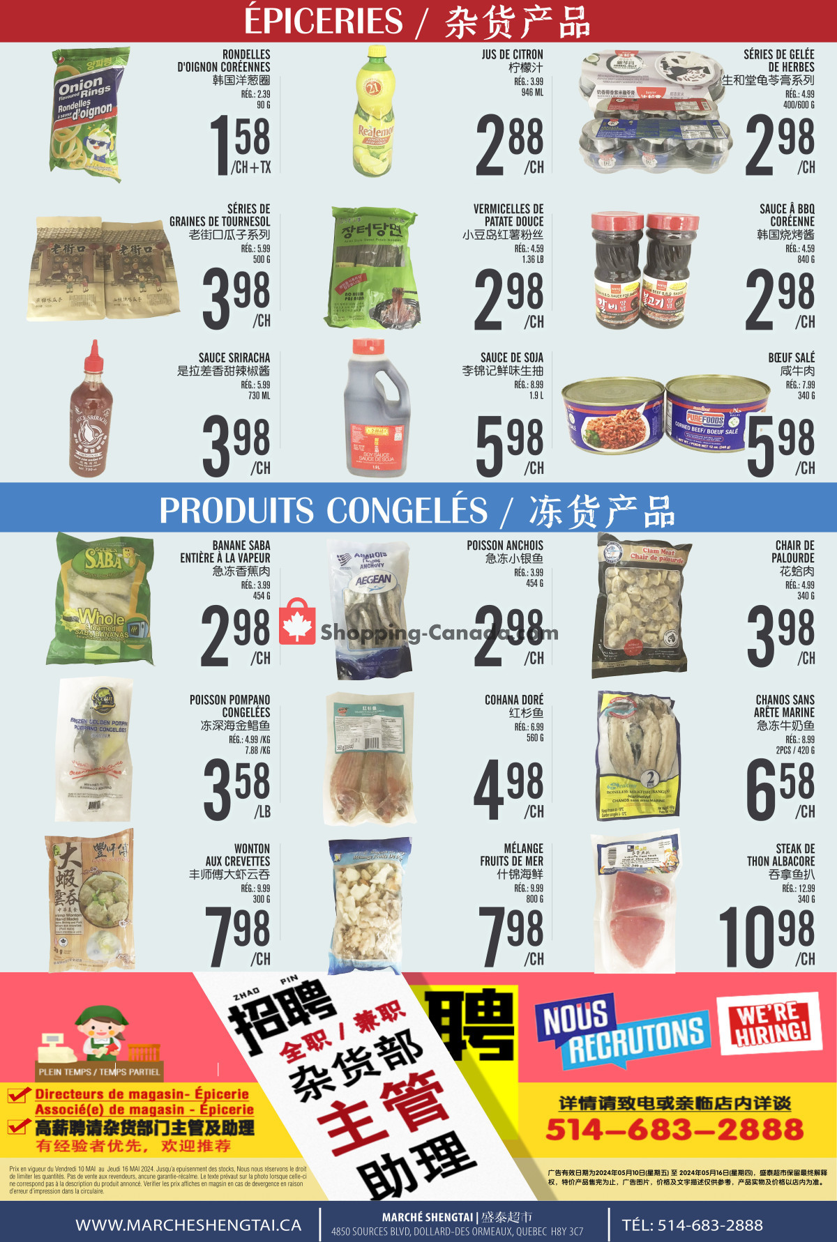 Marché Shengtai flyer from Friday May 10, 2024 to Thursday May 16, 2024 - page 4