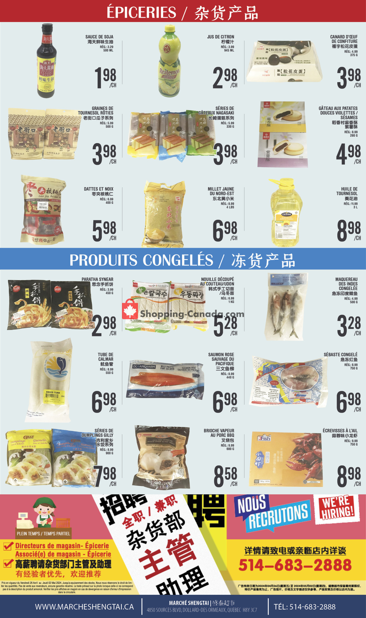 Marché Shengtai flyer from Friday April 26, 2024 to Thursday May 2, 2024 - page 4
