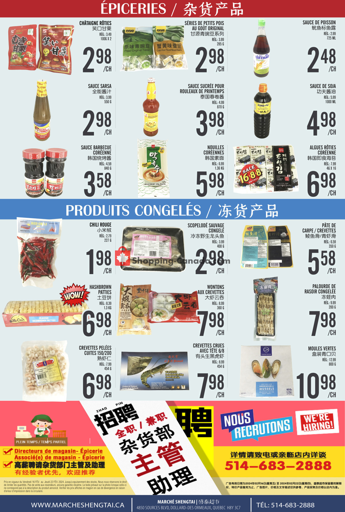 Marché Shengtai flyer from Friday February 16, 2024 to Thursday February 22, 2024 - page 4