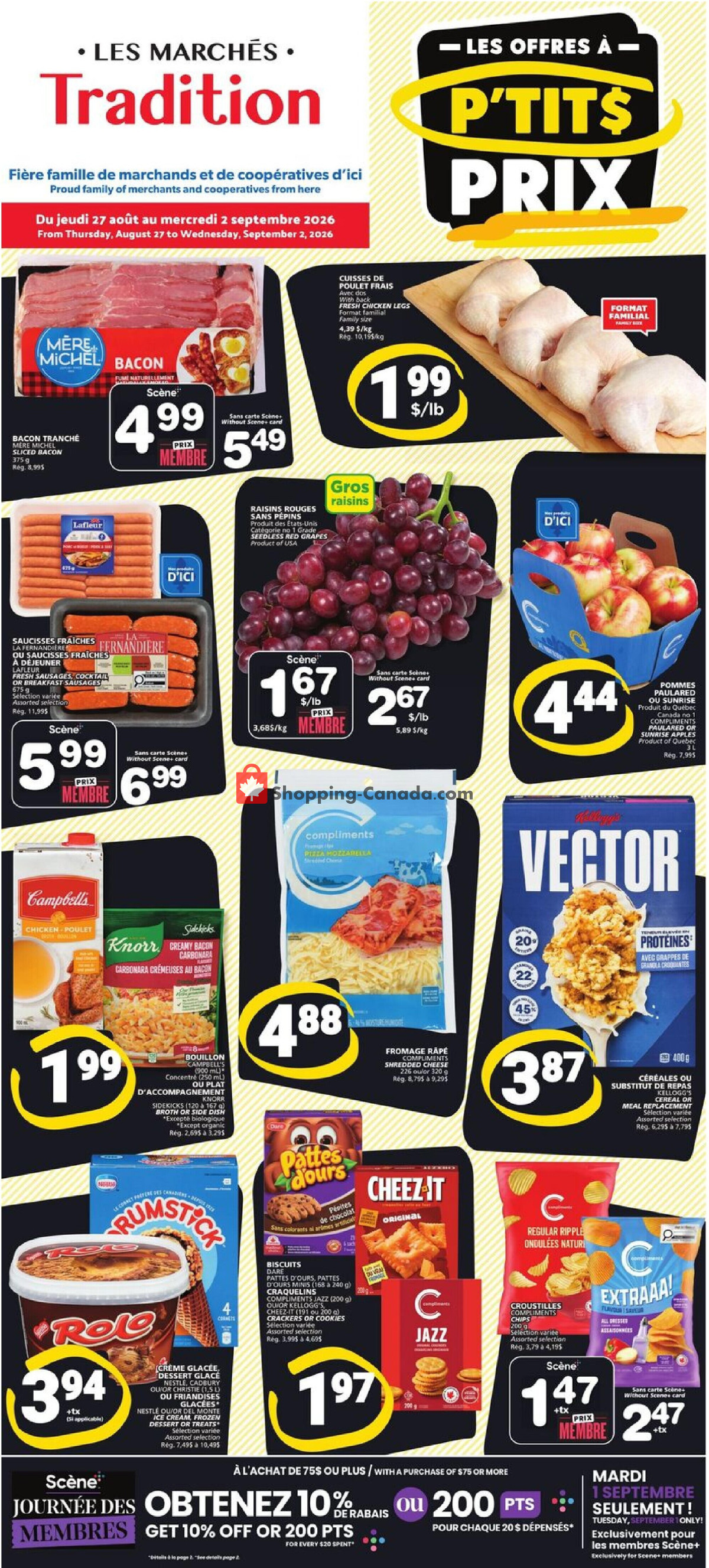 Marche Tradition flyer from Thursday August 27, 2026 to Wednesday September 2, 2026 - page 1