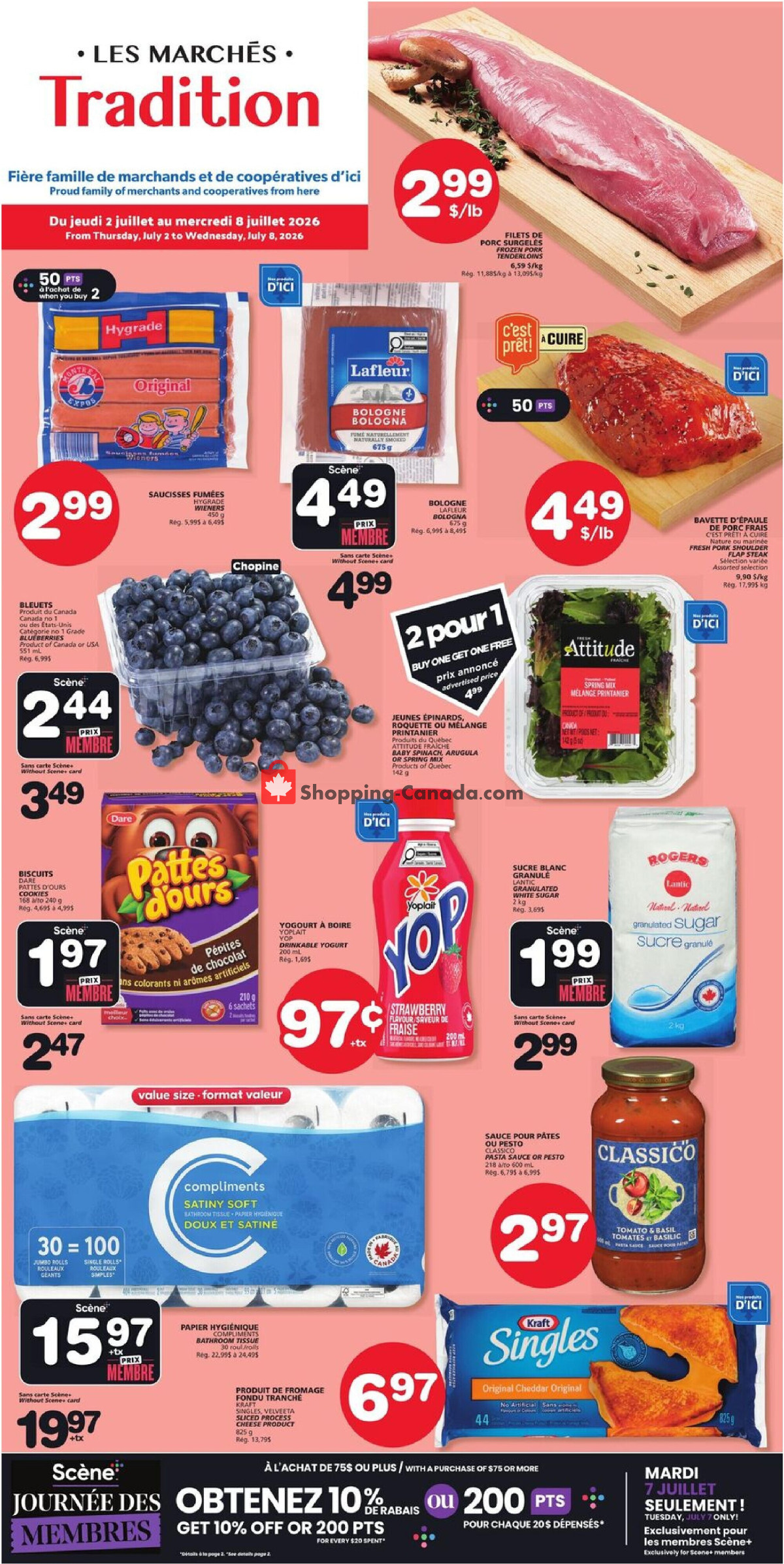 Marche Tradition flyer from Thursday July 2, 2026 to Wednesday July 8, 2026 - page 1