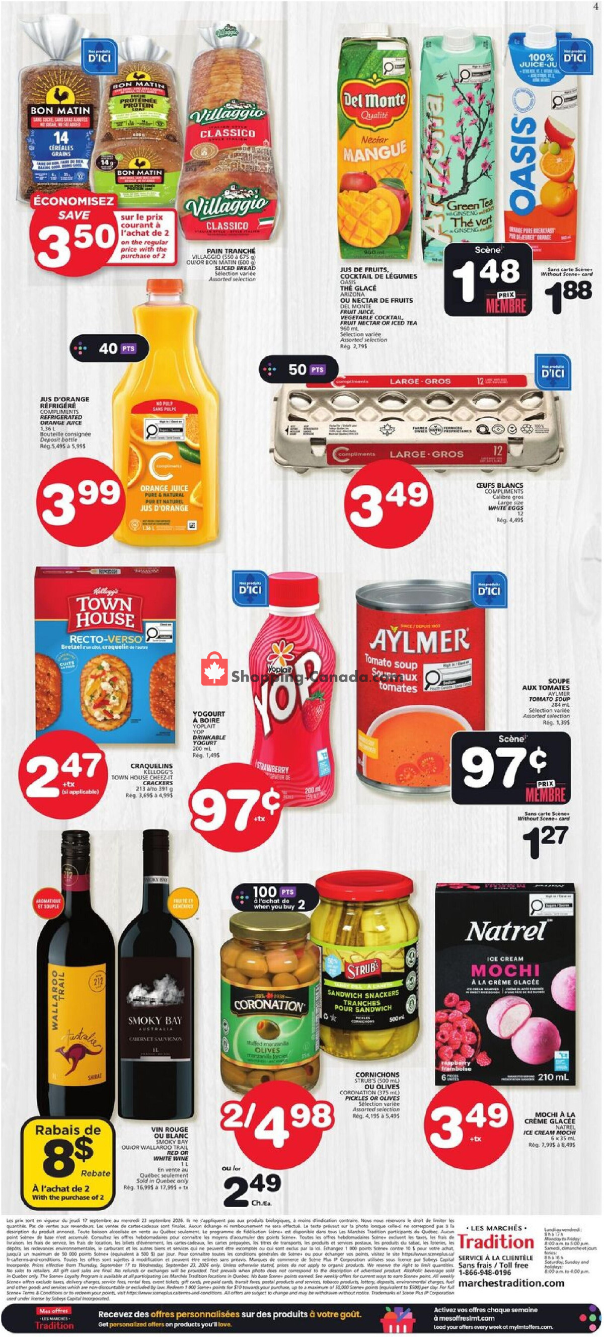 Marche Tradition flyer from Thursday September 17, 2026 to Wednesday September 23, 2026 - page 4