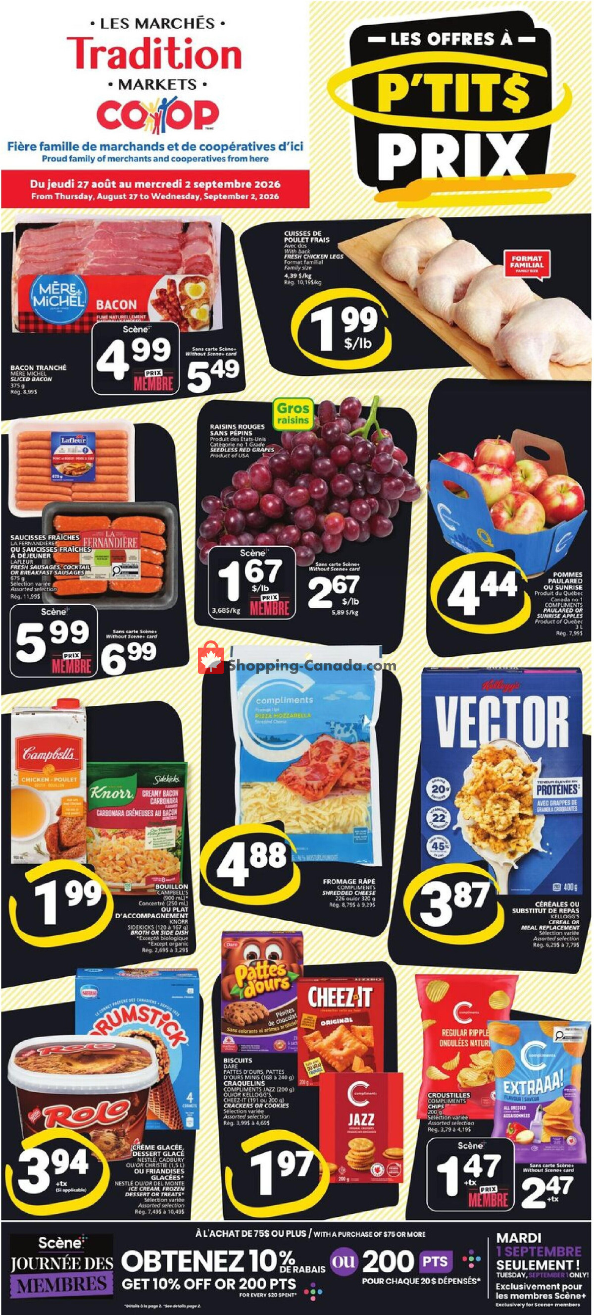 Marche Tradition flyer from Thursday August 27, 2026 to Wednesday September 2, 2026 - page 1