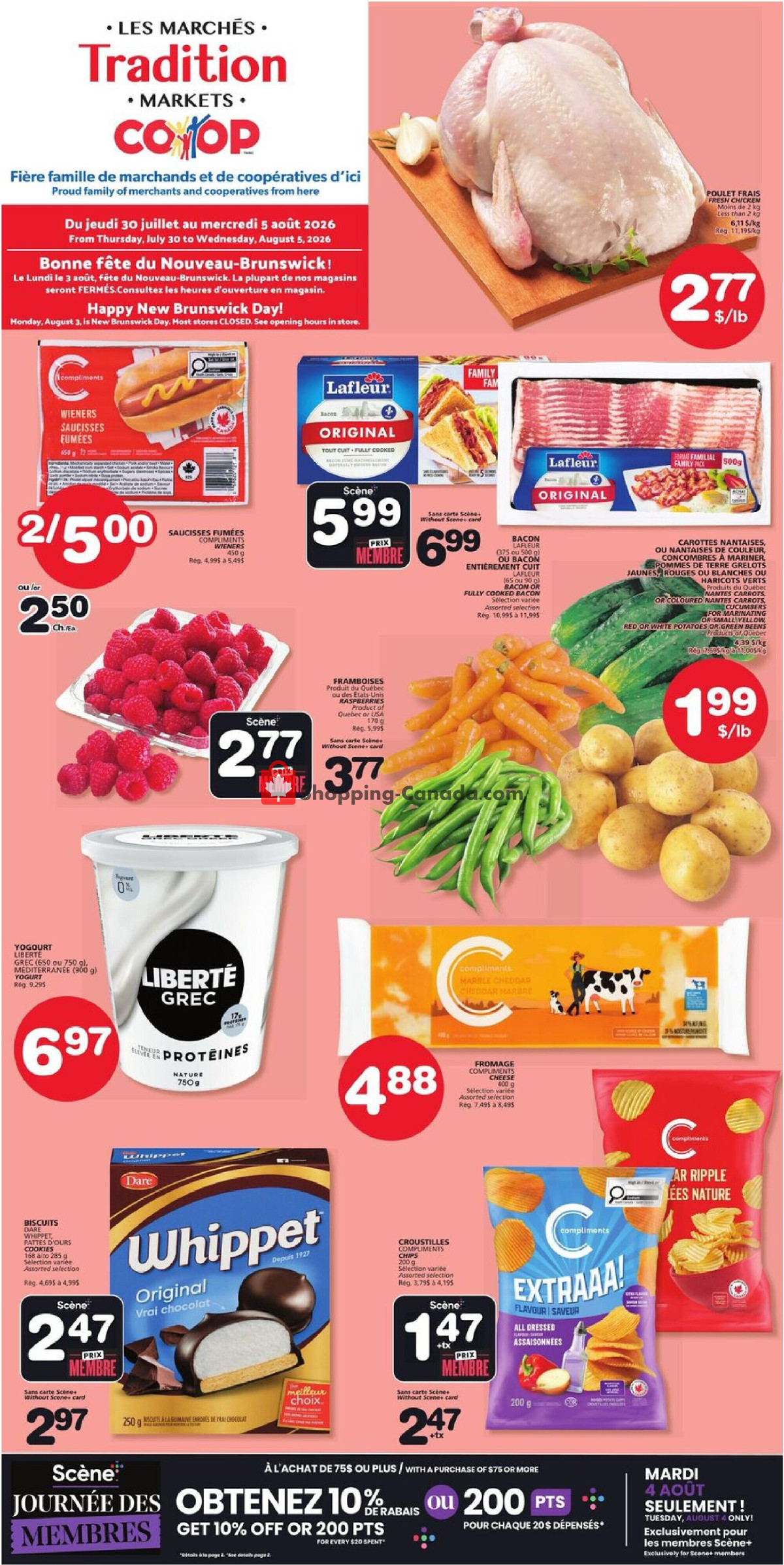 Marche Tradition flyer from Thursday July 30, 2026 to Wednesday August 5, 2026 - page 1