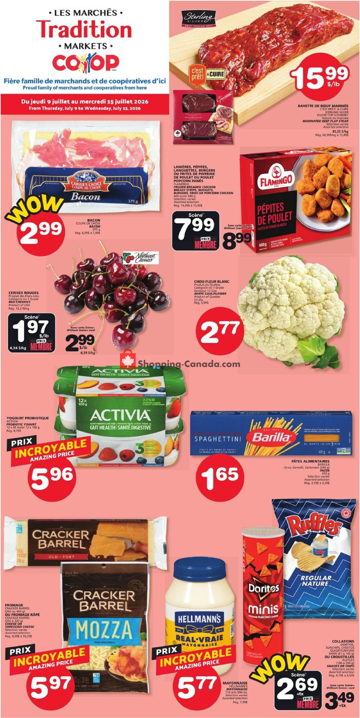 Marche Tradition flyer from Thursday July 9, 2026 to Wednesday July 15, 2026 - page 1