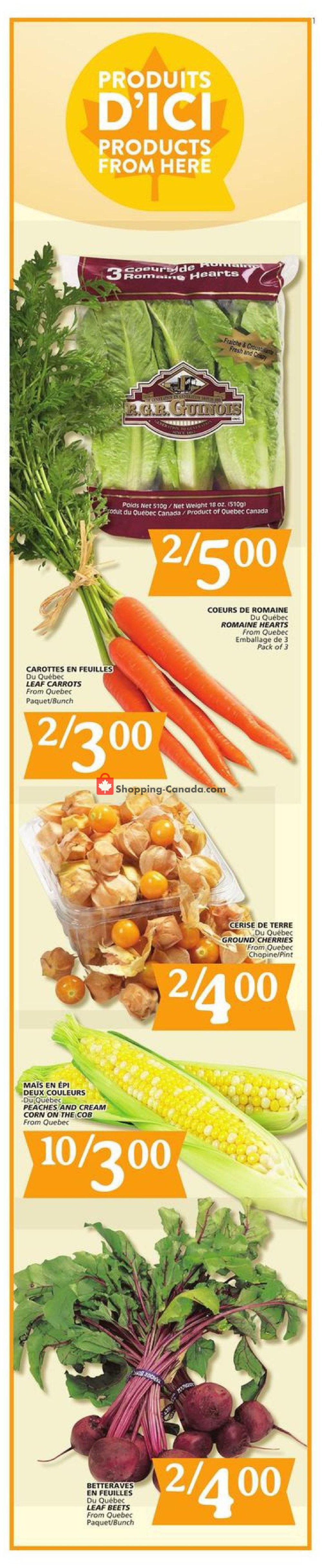 Marche Tradition flyer from Thursday August 6, 2020 to Wednesday August 12, 2020 - page 1