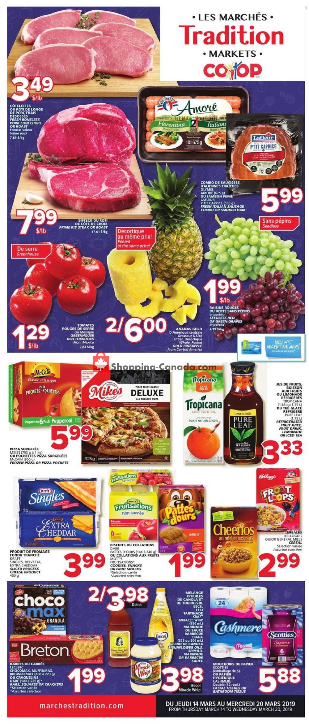 Marche Tradition flyer from Thursday March 14, 2019 to Wednesday March 20, 2019 - page 1