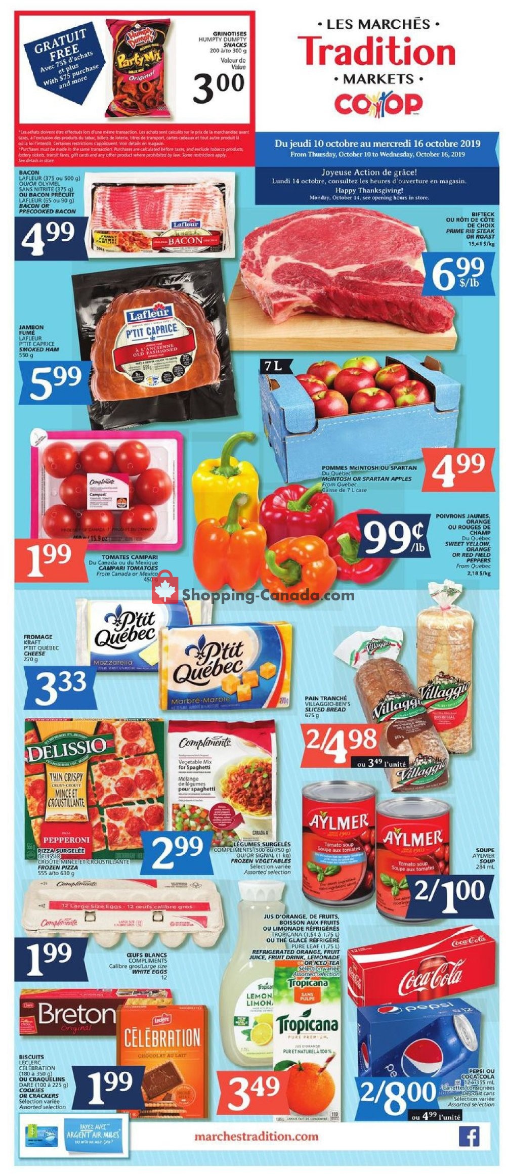 Marche Tradition flyer from Thursday October 10, 2019 to Wednesday October 16, 2019 - page 1