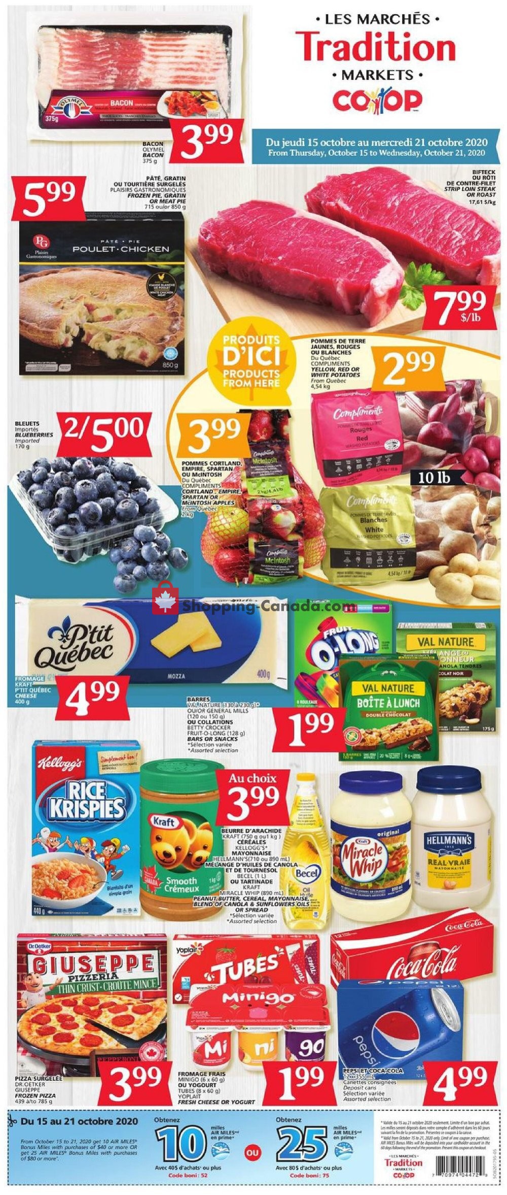 Marche Tradition flyer from Thursday October 15, 2020 to Wednesday October 21, 2020 - page 1