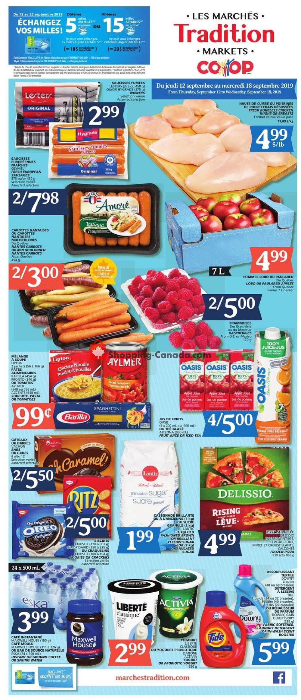 Marche Tradition flyer from Thursday September 12, 2019 to Wednesday September 18, 2019 - page 1