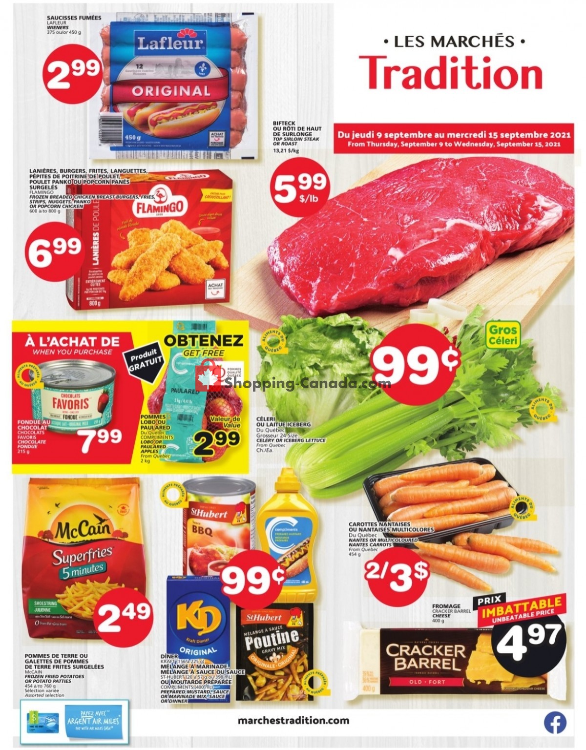 Marche Tradition flyer from Thursday September 9, 2021 to Wednesday September 15, 2021 - page 1