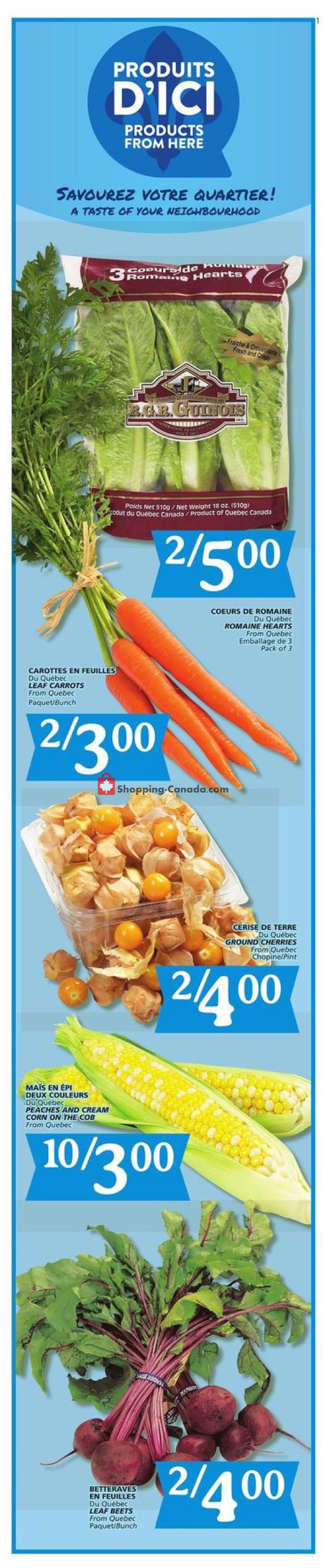 Marche Tradition flyer from Thursday August 6, 2020 to Wednesday August 12, 2020 - page 1