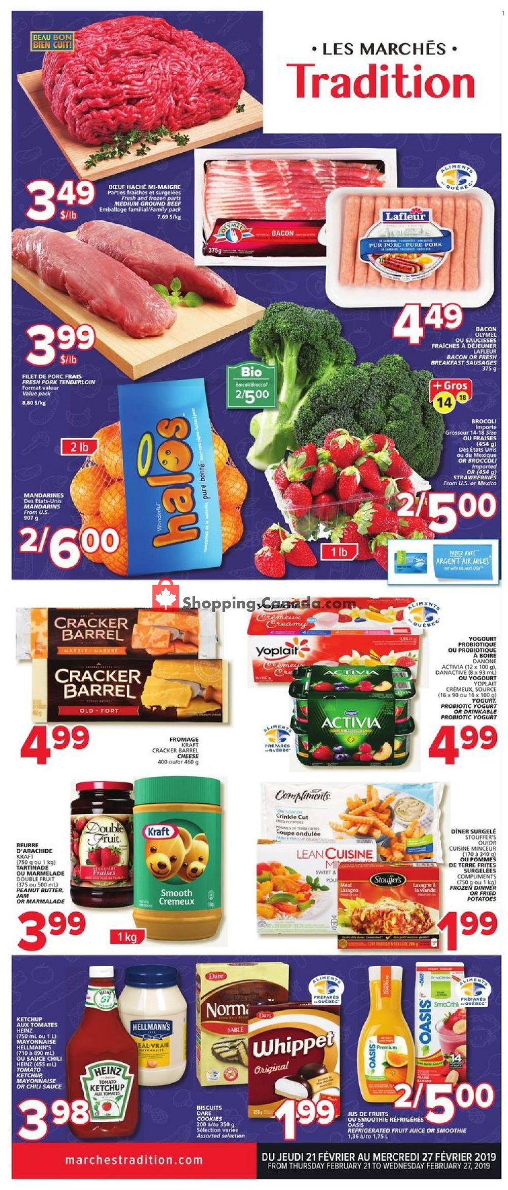 Marche Tradition flyer from Thursday February 21, 2019 to Wednesday February 27, 2019 - page 1