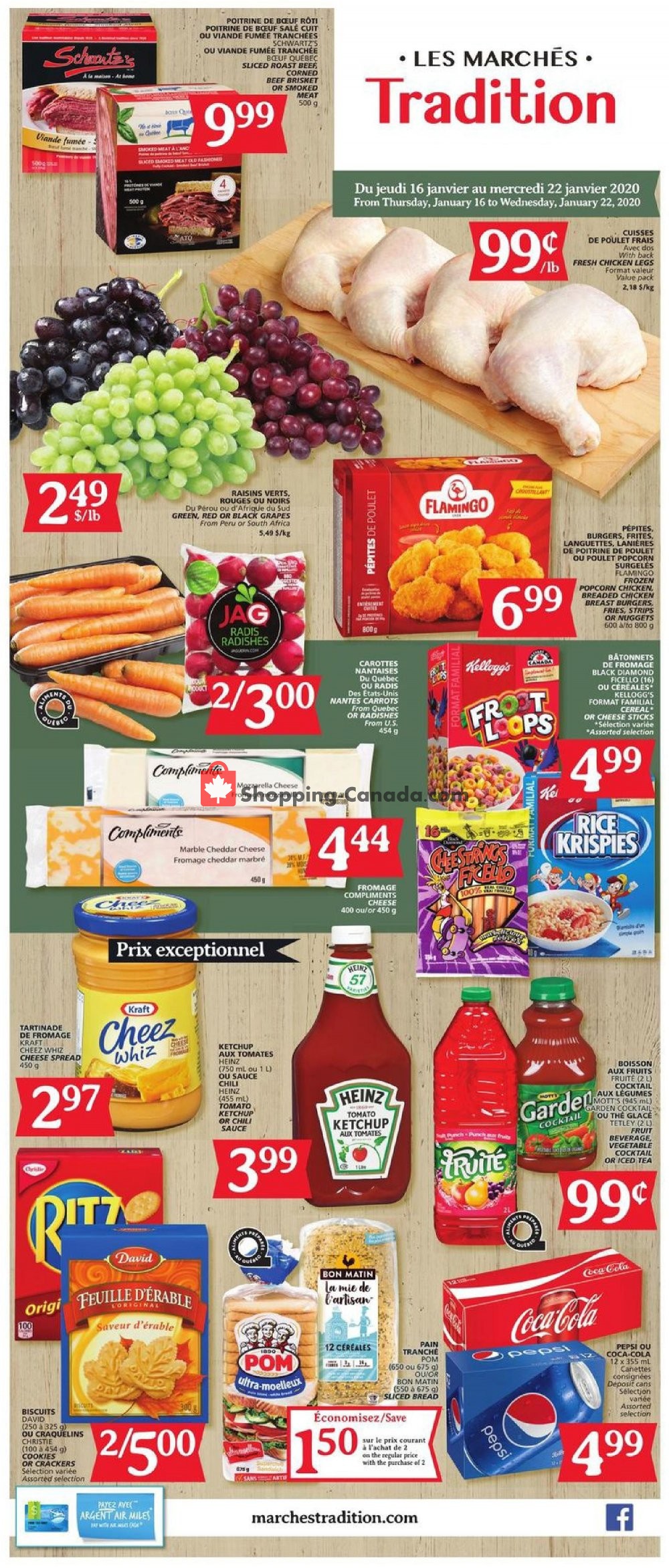 Marche Tradition flyer from Thursday January 16, 2020 to Wednesday January 22, 2020 - page 1