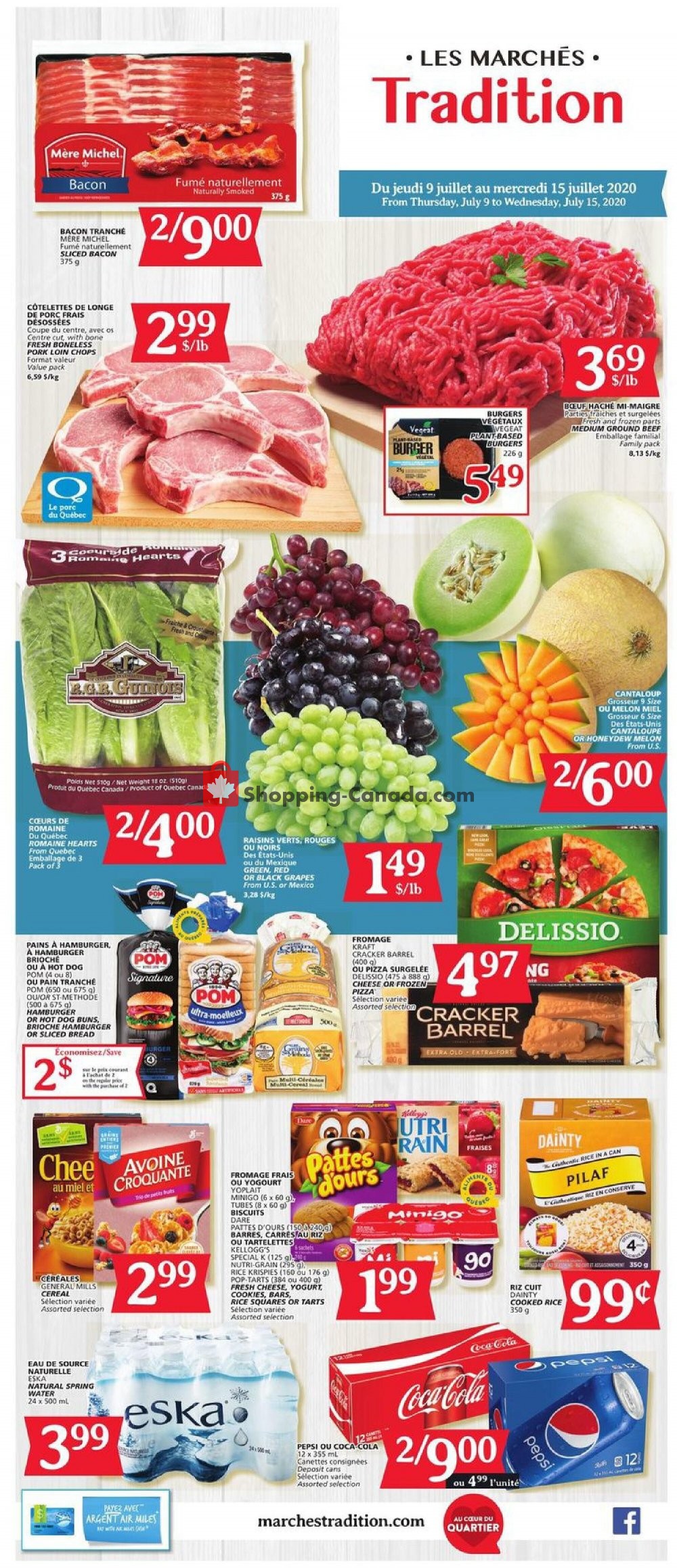 Marche Tradition flyer from Thursday July 9, 2020 to Wednesday July 15, 2020 - page 1