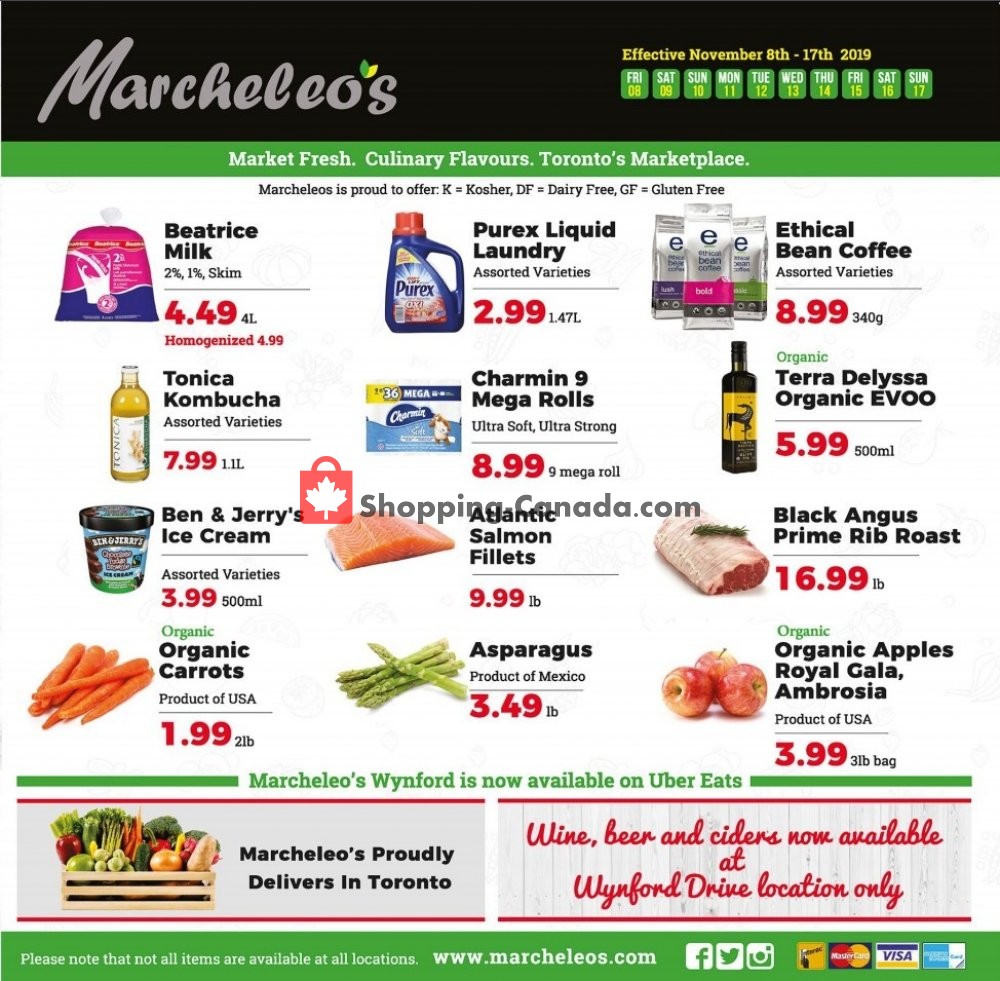Marcheleo's flyer from Friday November 8, 2019 to Sunday November 17, 2019 - page 1