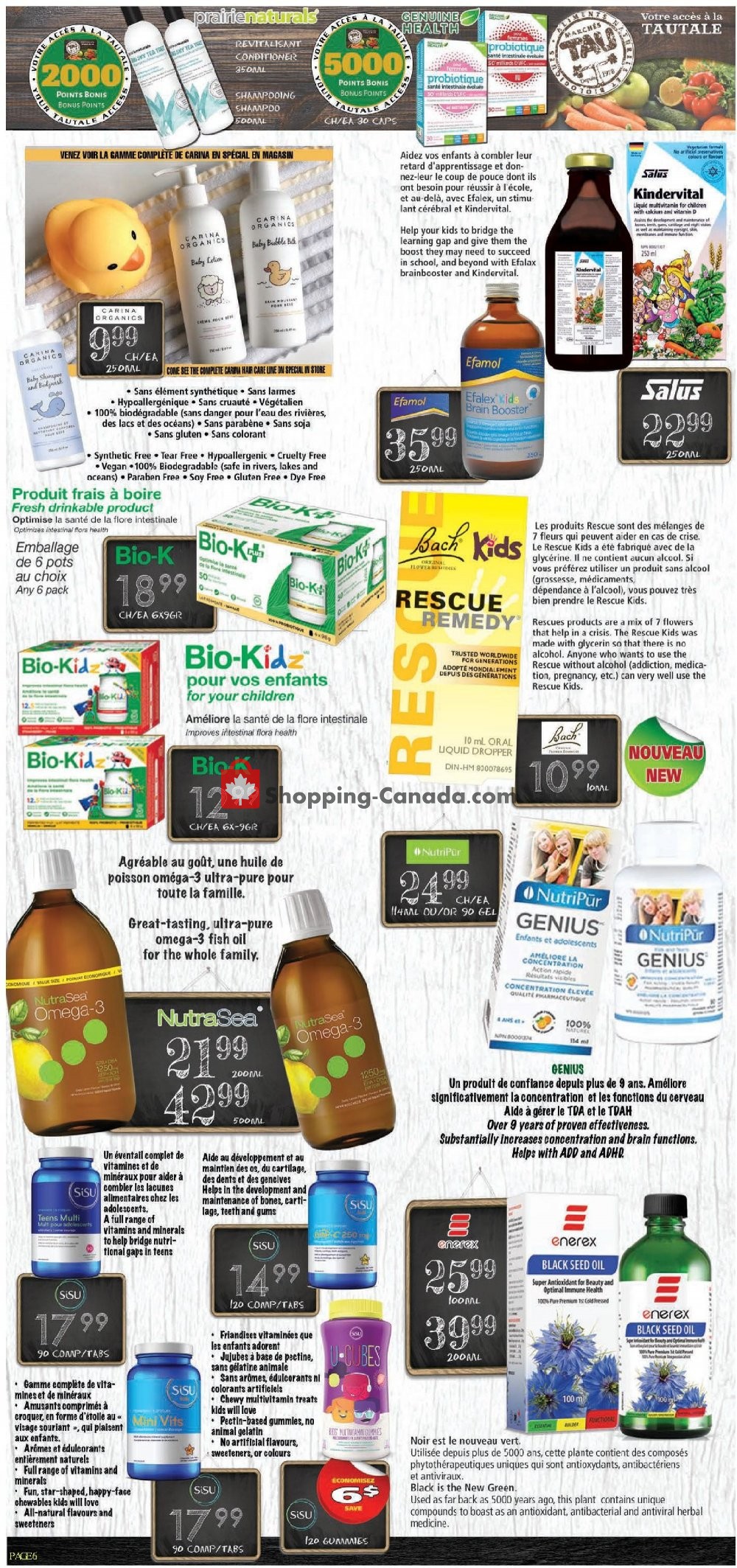 Marches Tau flyer from Monday August 12, 2019 to Sunday September 29, 2019 - page 6