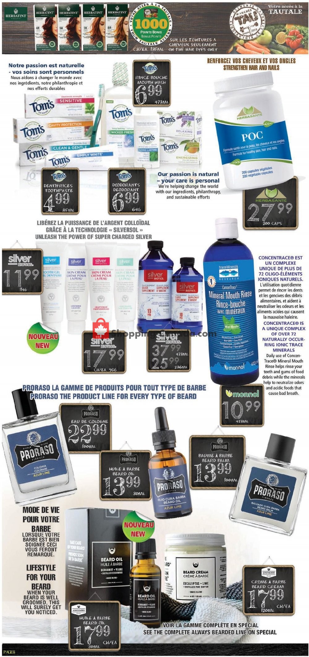 Marches Tau flyer from Monday August 12, 2019 to Sunday September 29, 2019 - page 8