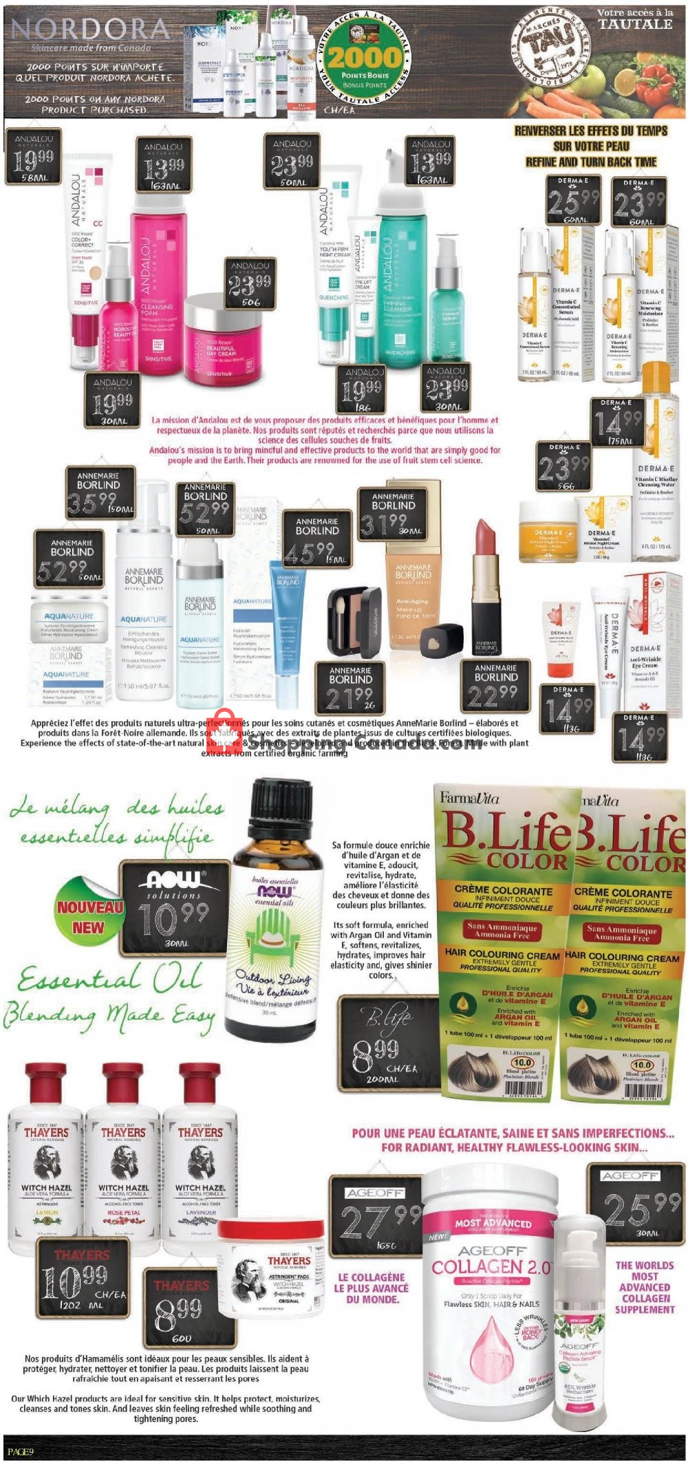 Marches Tau flyer from Monday August 12, 2019 to Sunday September 29, 2019 - page 9